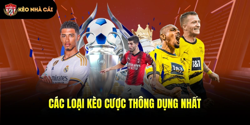 Các loại kèo cược thông dụng nhất