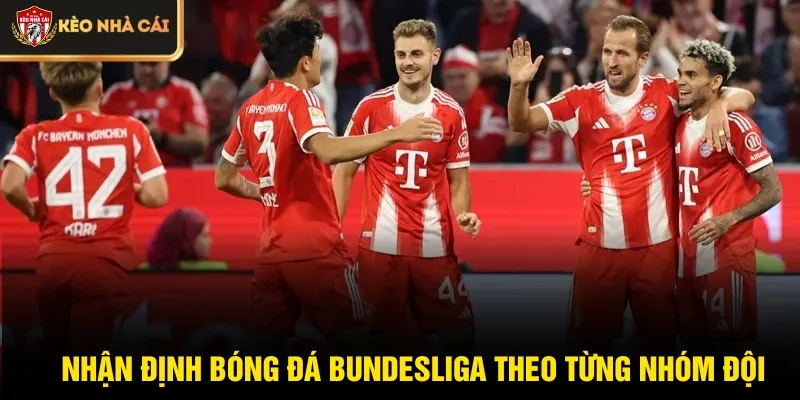 Nhận định bóng đá Bundesliga theo từng nhóm đội