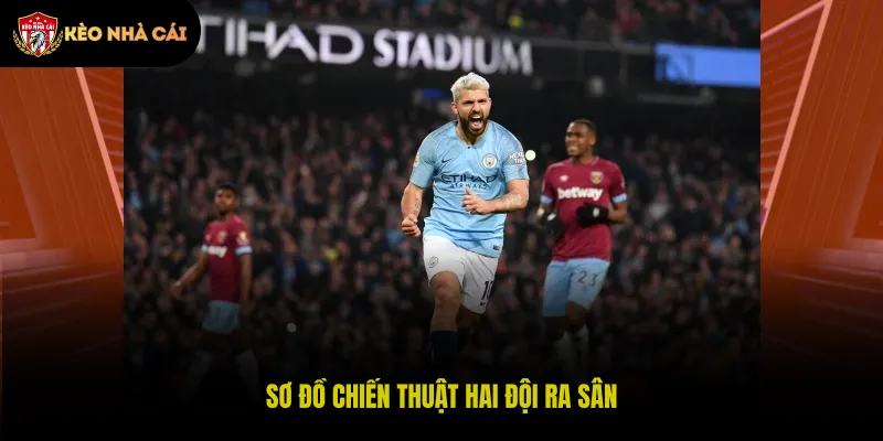 Sơ đồ chiến thuật hai đội ra sân